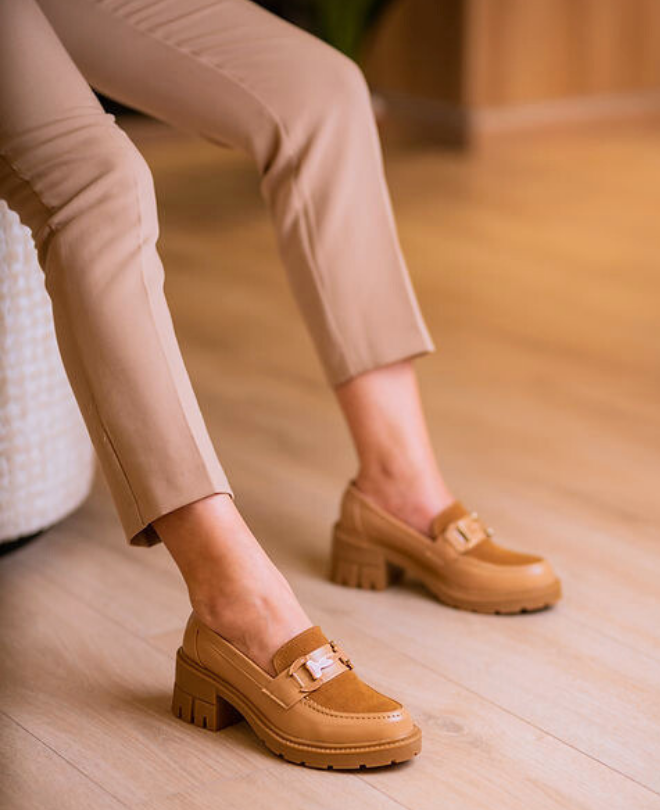 Mocassin à plateforme